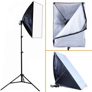 Softbox Dauerlicht Fotostudio Studioleuchte Set 50x70cm Fotostudio