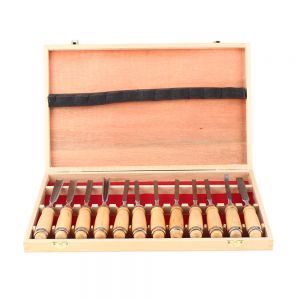 Stemmeisen Stechbeitel Set Schnitzwerkzeuge Holz mit Koffer 12pcs