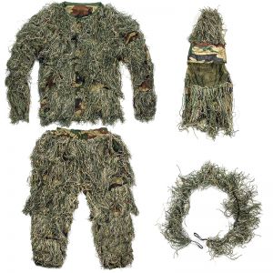 Tarnanzug Ghillie Suit Scharfschütze Camouflage für Jagd Verdeckt