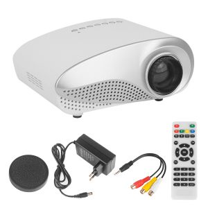 Projektor Mini LED Beamer Heimkino Videobeamer für Multimedia