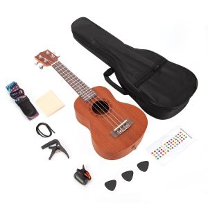 Ukulele Set für Anfänger mit Tuner Gurt Bedienungsanleitung Saite