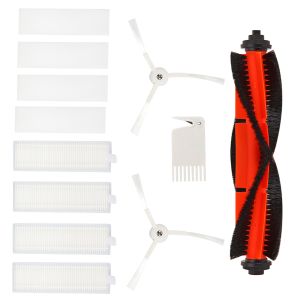 10pcs Seitenbürsten Filter Set für Xiaomi Saugroboter, Xiaomi Staubsauger Ersatzteile Zubehör Set