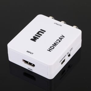 Konverter HDMI Adapter Wandler auf AV Video Audio Konverter für TV DVD