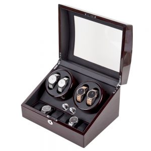 Uhrenbeweger Watch Winder Uhrendreher Automatik für 10 Uhren (4+6)